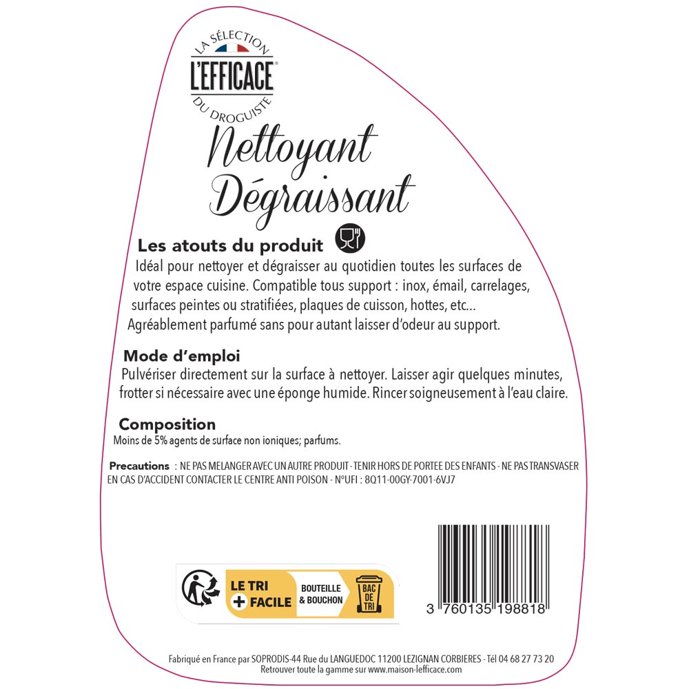Etiquette Dos Nd | L'Efficace™ Etiquette Dos Nd